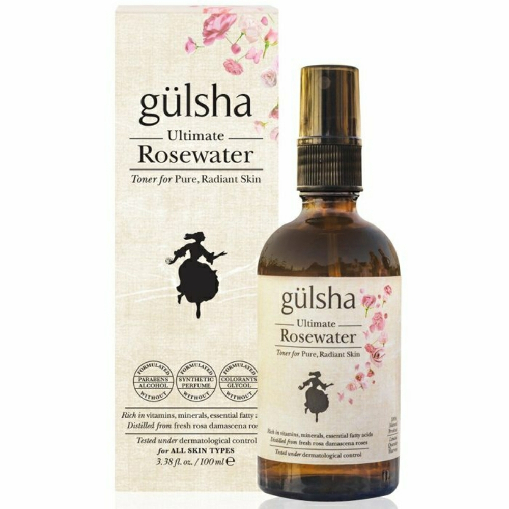 Gulsha Ultimate Rosewater Spray For Pure, Radiant Skin 1.7 oz. NEW SEALED